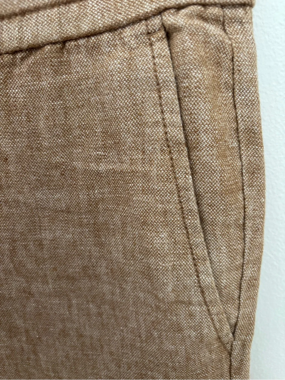 Banana Republic Mason Athletic Tapered Casual Linen-Blend Pant